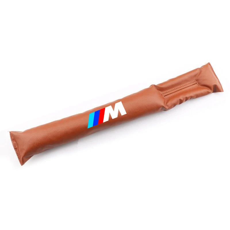 BMW Leather Car Seat Gap Filler Strip / Side Seam Leak-Proof Plug for E90 / F06 / F07 / F10 / F20 / F22 / F30 / F32 / F40 / F46 / M3 / M4 (Brown / Carbon Fiber Black)