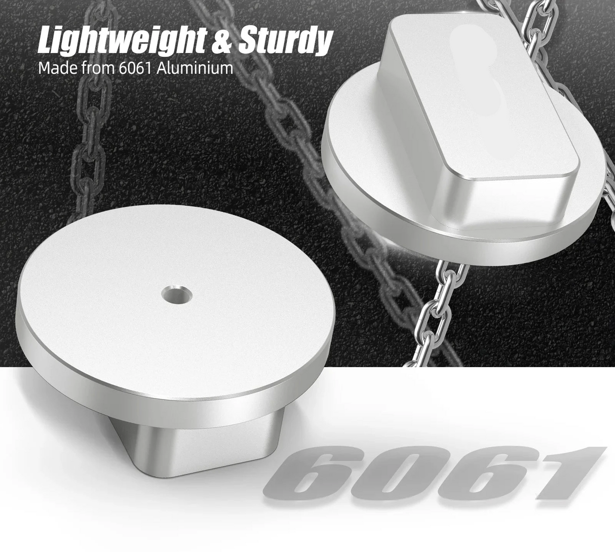 Billet Aluminum Floor Jack Pad Adapter – BMW & MINI Jack Point Support Block (Anodized)