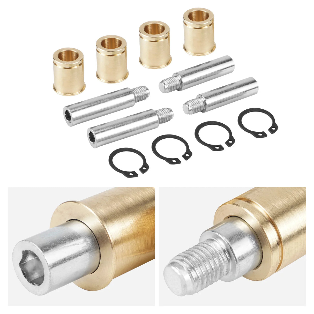 Brass Brake Caliper Guide Bushing + Steel Slider Pin Kit – BMW E30 / E36 / E46 / E90-E93 / E39 / Z3 / Z4