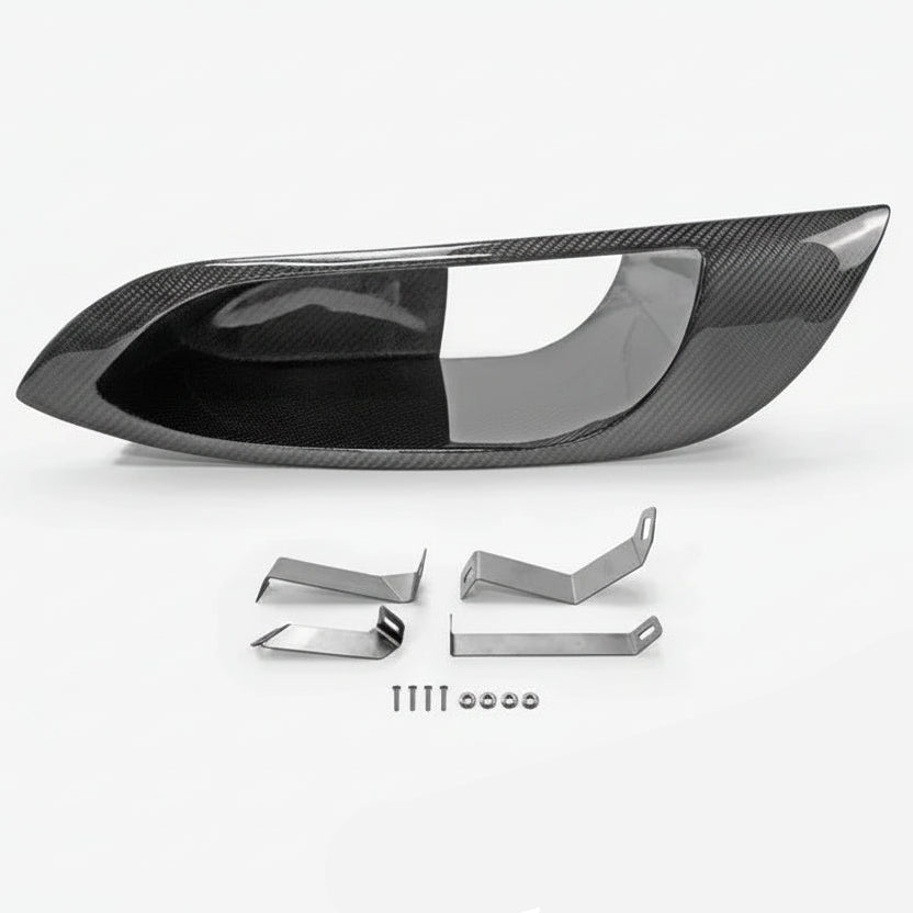 Carbon Fiber Vented Headlight Duct for BMW E92 M3 (Driver Side, LHD)