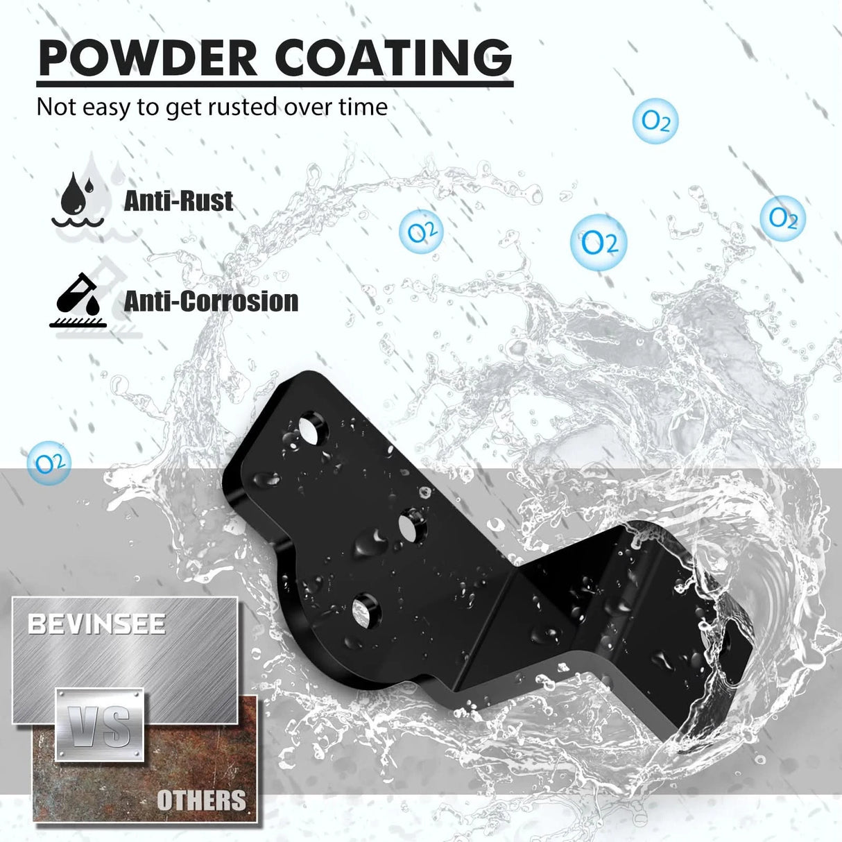 Heavy-Duty Steel Subwoofer Bracket for Jeep Wrangler JK (2007–2010)