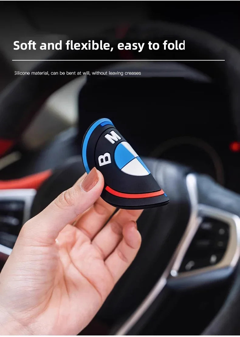 BMW Silicone Anti-Slip Car Coaster / Cup Mat 2-Piece Set for 1 / 3 / 4 / 5 Series, X3 / X5 / X7 (F20 / F40 / G01 / G02 / G05 / G22 / G30 / G32)