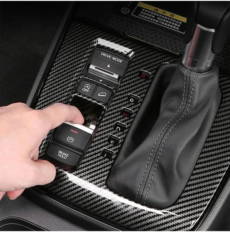 Honda CR-V 6th Gen Gear Shift Panel Trim – Carbon-Style ABS Interior Cover (2023–2025)