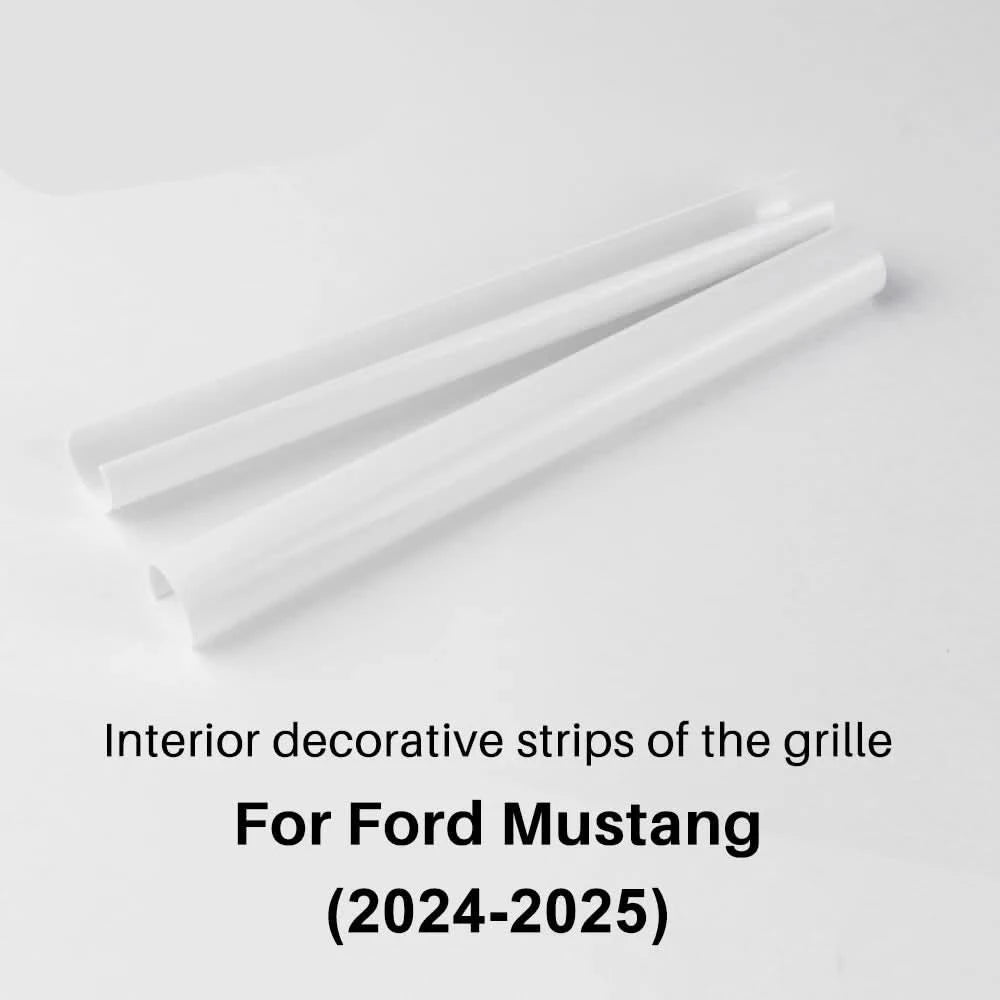 Ford Mustang Front Grille Trim Strips – Sport Styling Accent Pair (2024–2025)