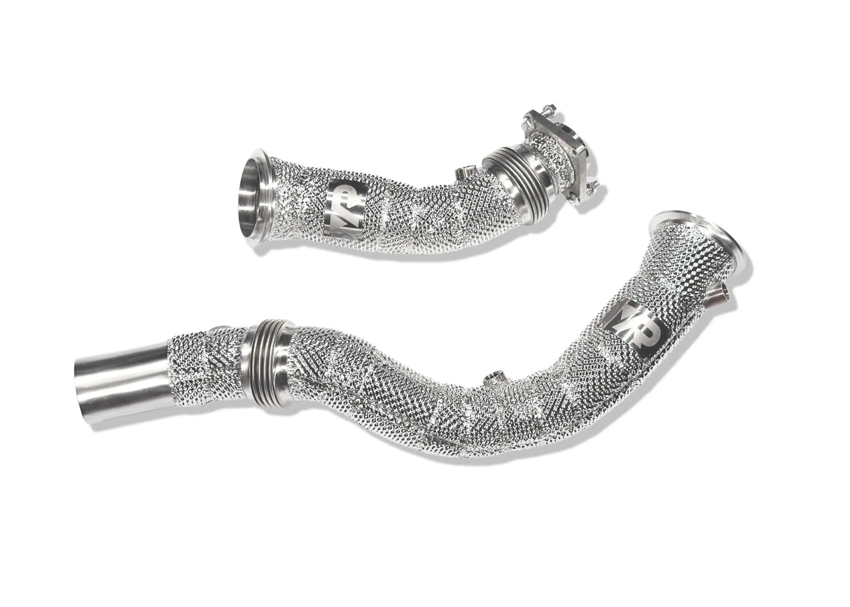 S55 Catless Downpipes with Heatshield for F8X M3 M4 & M2C