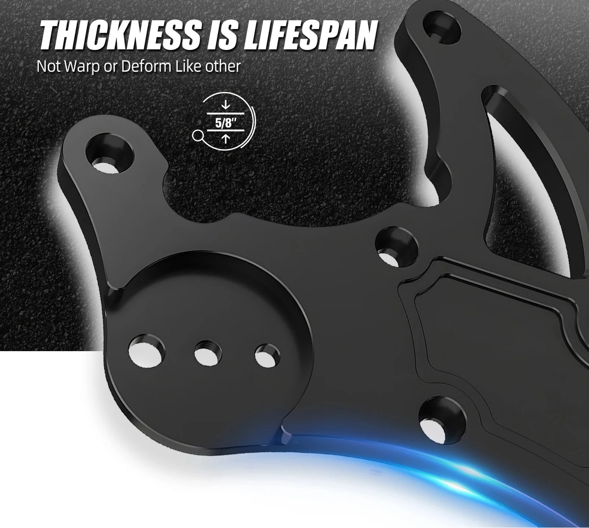 LS R4 High-Mount A/C Compressor Bracket – 6061 Billet Aluminum (Serpentine Drive)