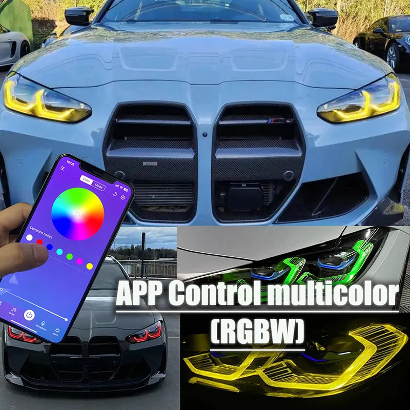 RGB LED Daytime Running Light Modules – Laser Headlight Compatible for BMW G8X / G2X