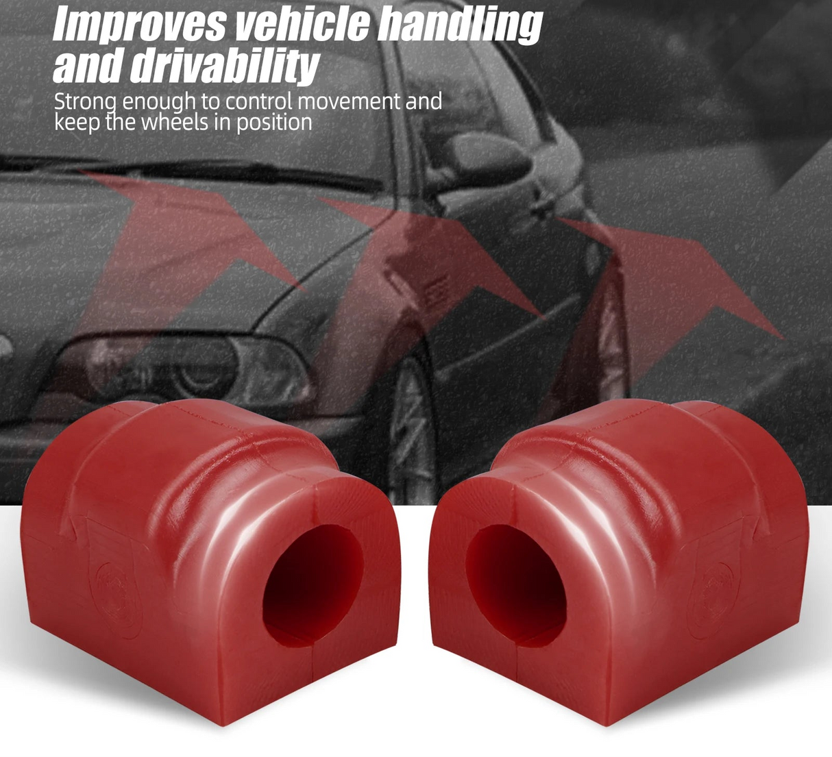 BMW Polyurethane Sway Bar Bushings 18mm – Rear Suspension Upgrade (E36 E46 Z4)