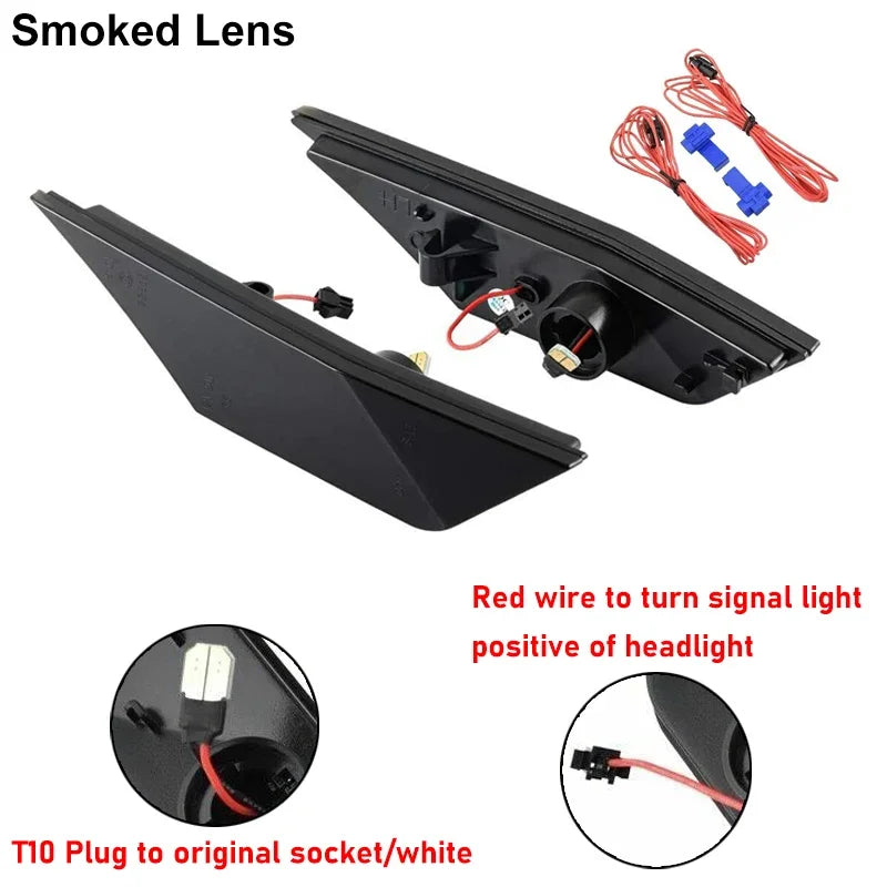 Honda Civic LED Side Marker Lights – Switchback White DRL & Sequential Amber Turn Signal (2016–2021)