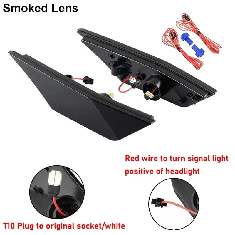 Honda Civic LED Side Marker Lights – Switchback White DRL & Sequential Amber Turn Signal (2016–2021)