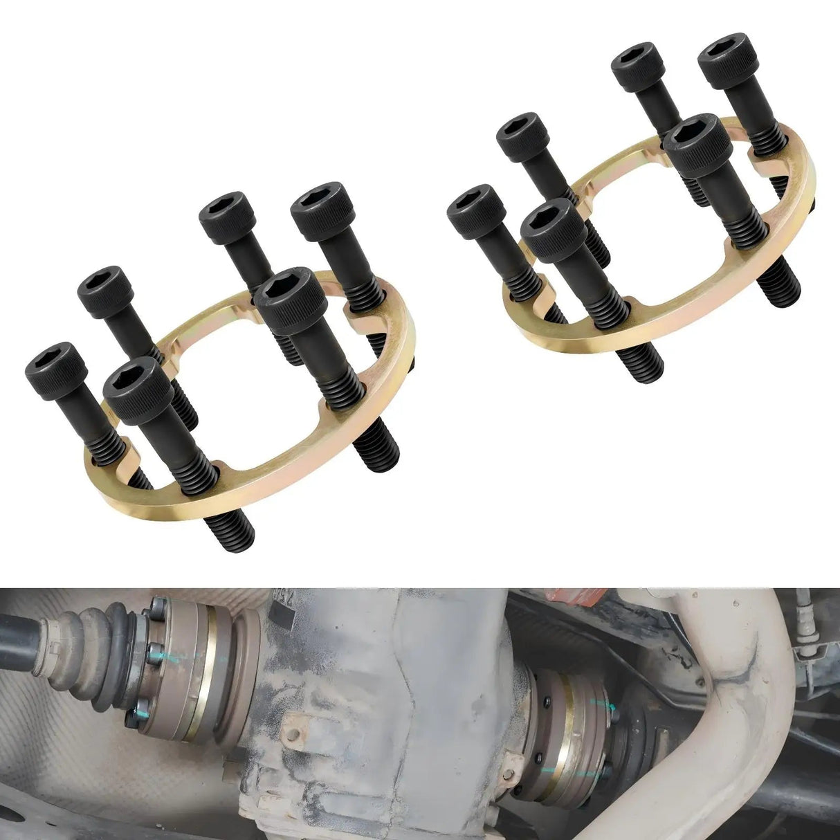 BMW E30 / E36 / E46 / E90 / E91 / E92 / E93 3 Series & E85 Z4 6mm Driveshaft Spacer Kit for Lowered Suspension 1986 - 2012 (188 Differential / Non-M)
