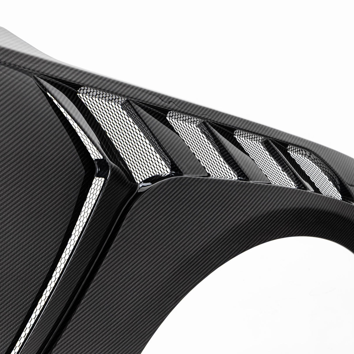 2024-2026 Mustang S650 Type-GTD Dry Gloss Carbon Fiber Front Fenders Pair
