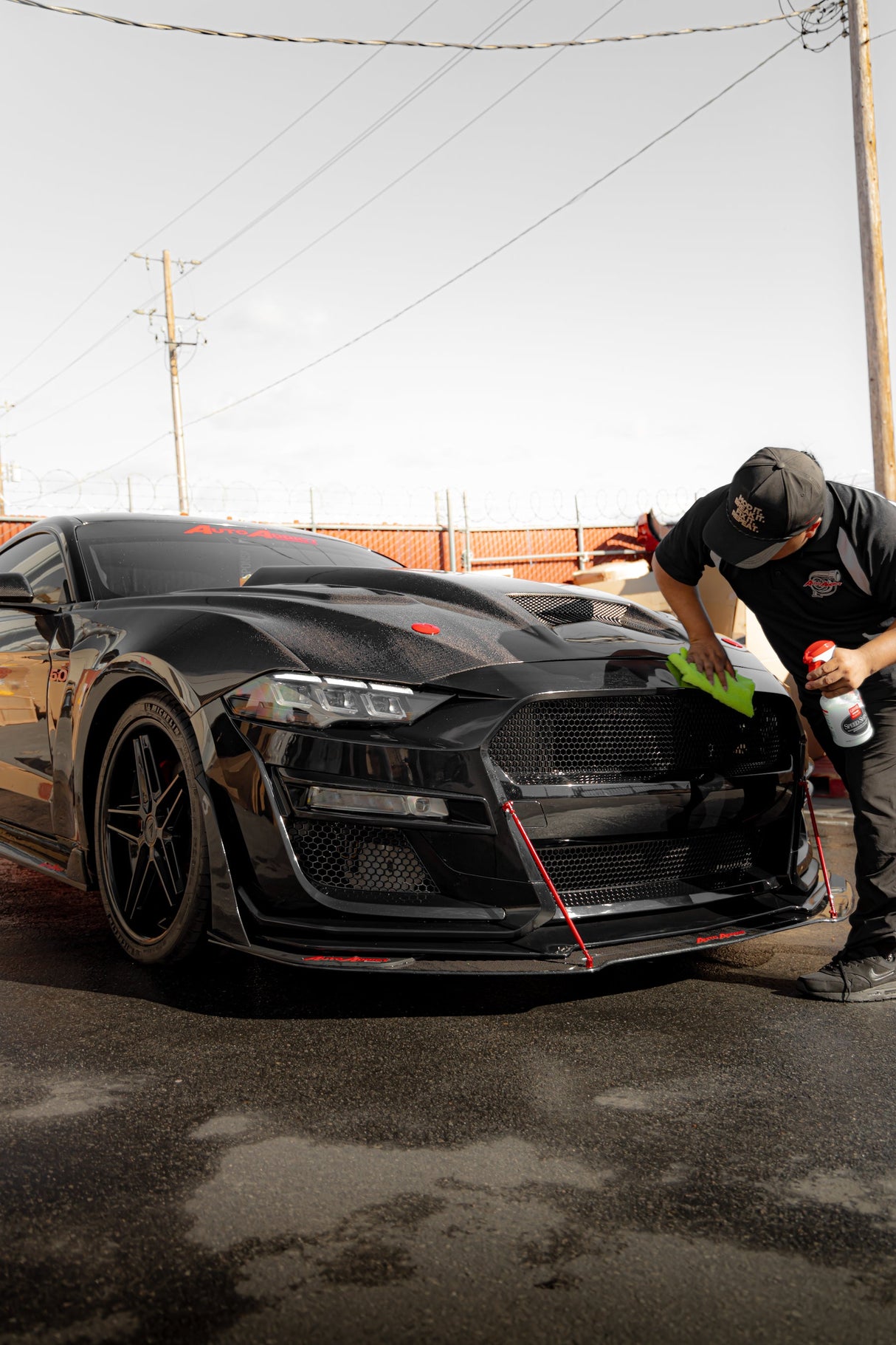 2018-2023 Ford Mustang Projector Headlights S650 Style LED Amber Sequential Turn Signals
