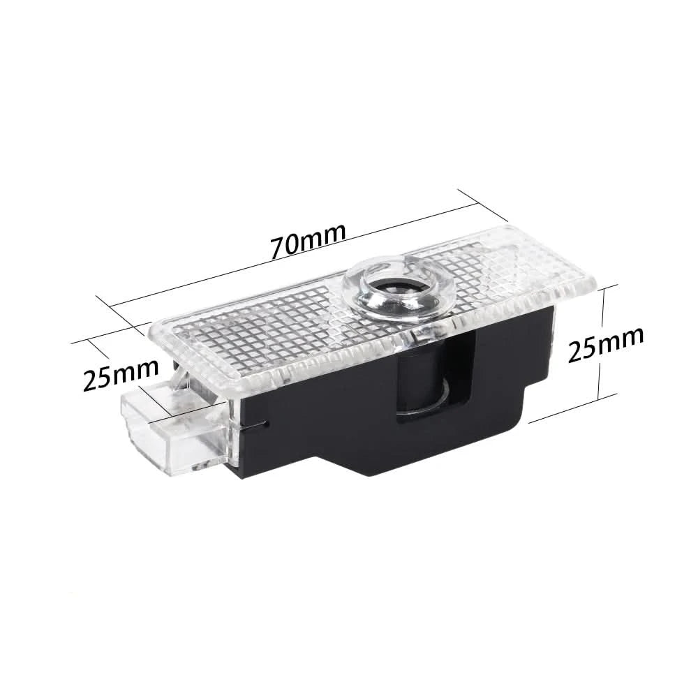 LED Door Projector Welcome Lights (2PCS) For BMW E46 E60 E61 E63 E65 E90 E92 E93 E91 F07 F10 F11 F18 F30 – Ghost Shadow Entry Lighting Upgrade