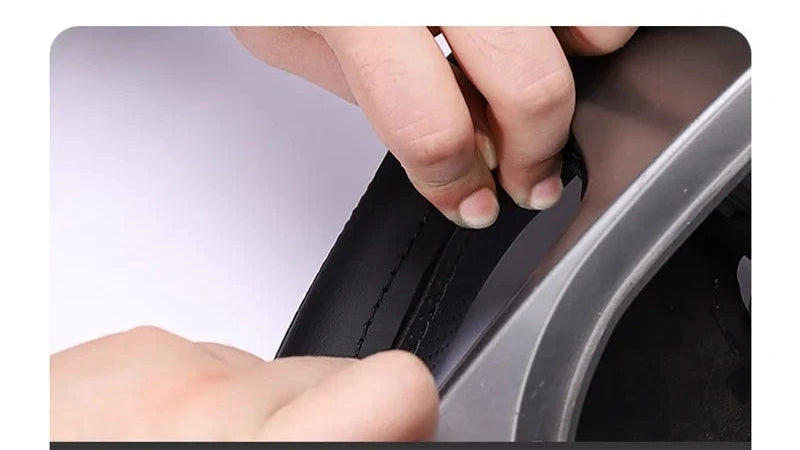 DIY Stitched Steering Wheel Cover for BMW E36, E46, E39, E83 & E53 – Microfiber Leather Interior Wrap