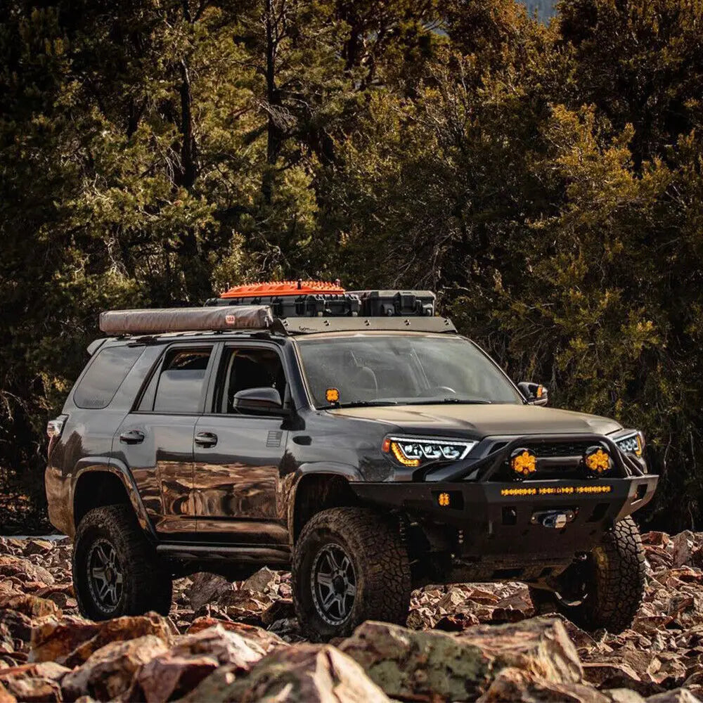 LED Headlight Assembly with Sequential Turn Signals & Start-Up DRL – Toyota 4Runner 5th Gen (2014–2022)