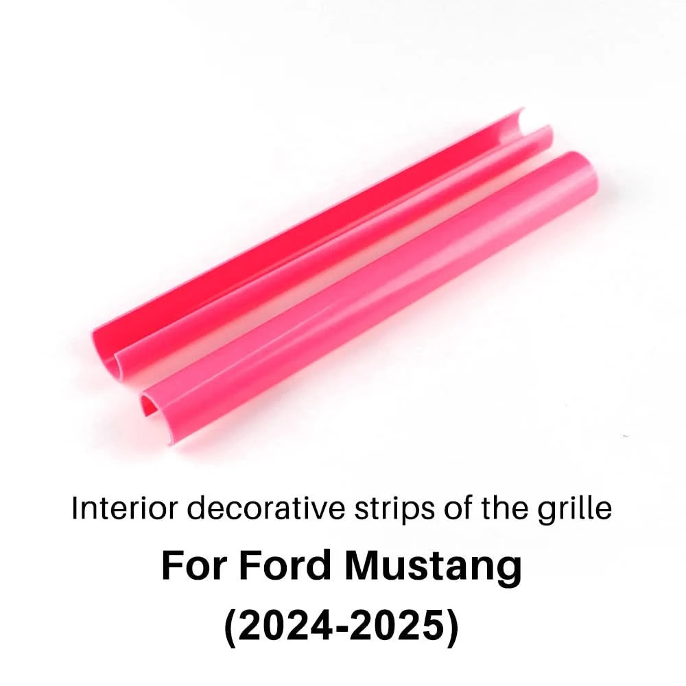 Ford Mustang Front Grille Trim Strips – Sport Styling Accent Pair (2024–2025)