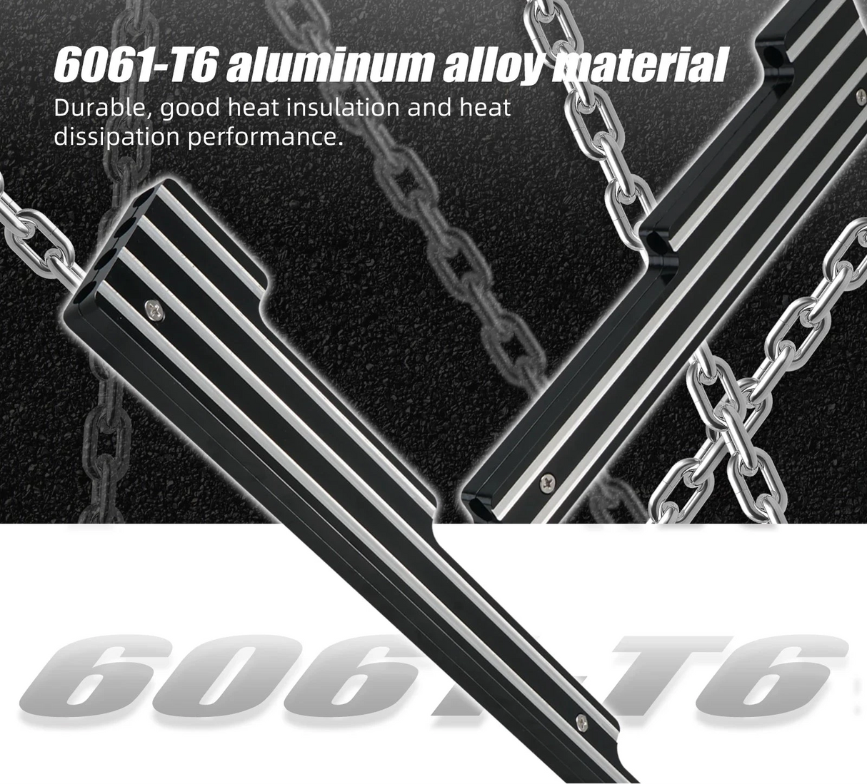 Billet Spark Plug Wire Loom Kit – Perimeter-Bolt V8 Engines | Heat-Resistant, CNC Aluminum (23-Piece Set)