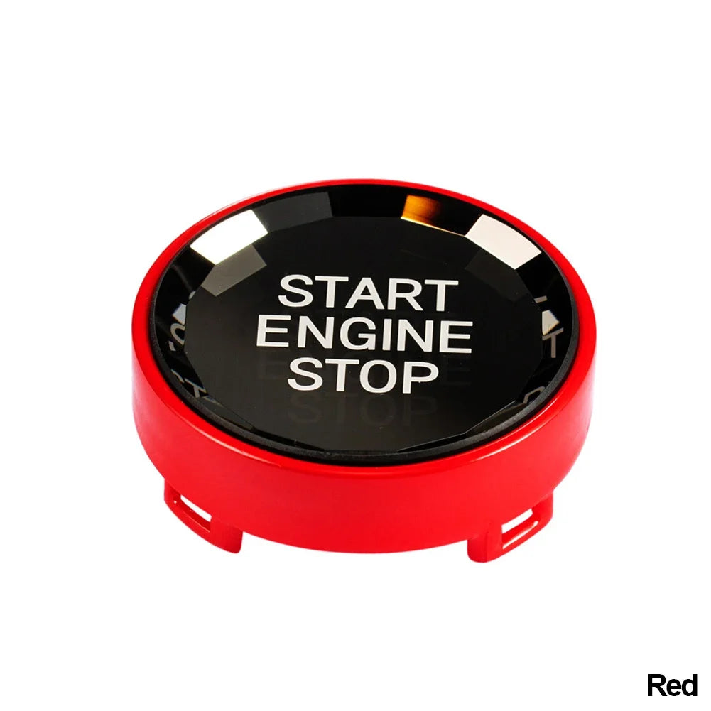 Crystal Engine Start Stop Button Cover for BMW E-Chassis Models – Interior Trim Upgrade