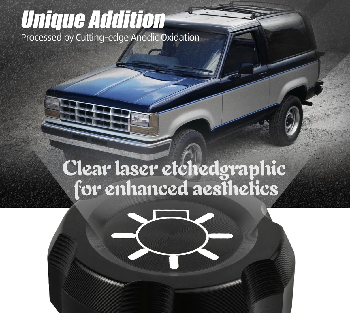 Billet Aluminum Headlight Switch Knob – 1994–2004 Mustang / 1992–1997 Truck & SUV