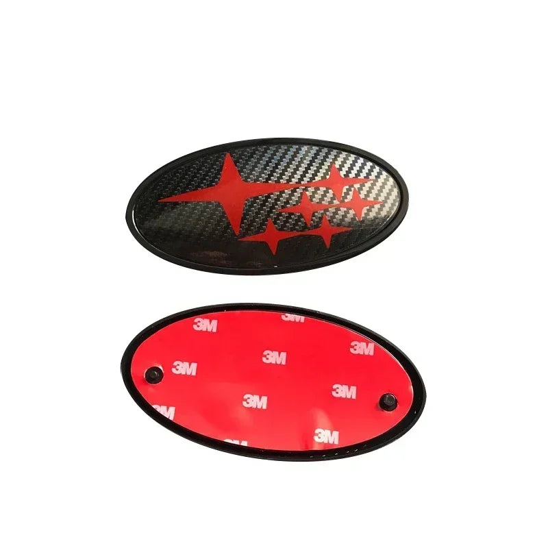 Acrylic Front Hood & Rear Trunk Emblem for Subaru – Logo Badge Sticker for Impreza, BRZ, WRX/STI, Legacy, Outback, Ascent & XV