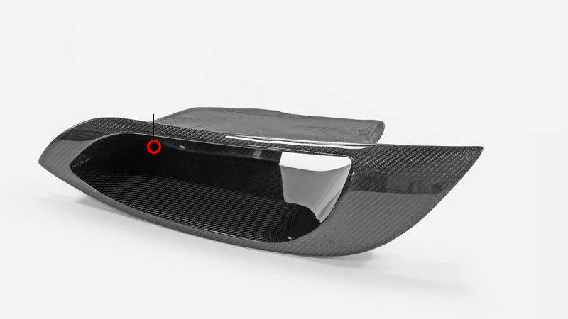 Carbon Fiber Vented Headlight Duct for BMW E92 M3 (Driver Side, LHD)