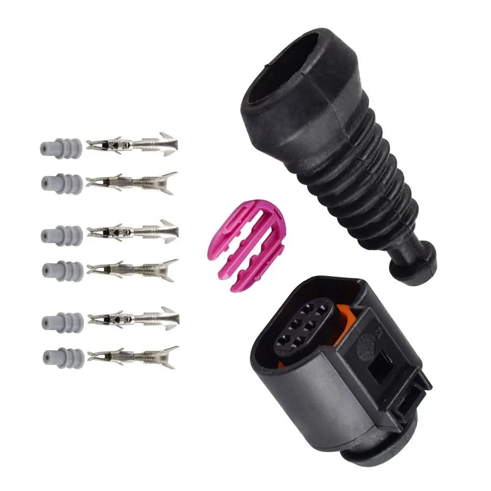 LSU4.9 Wideband O2 Sensor Connector Plug Kit – Replacement Harness Housing (1J0973713)