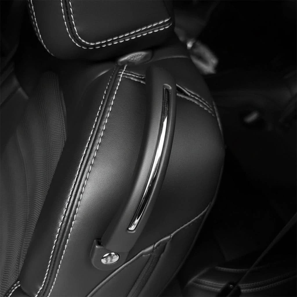 Suede Safety Belt Buckle Cover for Ford Mustang GT / EcoBoost / Dark Horse 2015–2025 – Interior Clip Protector