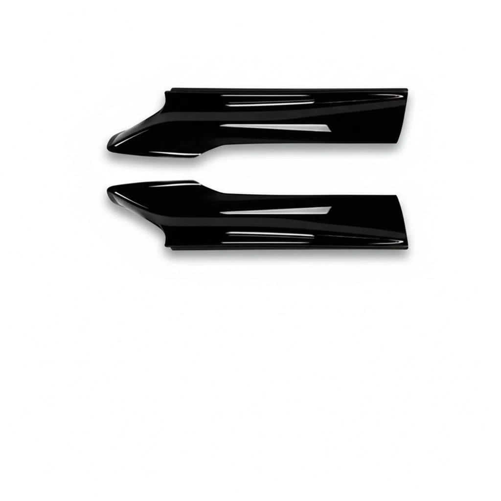 BMW F10/F11 M Sport Front Bumper Splitter Set – Gloss Black Side Covers for 5 Series 520i/530i (2011–2017)