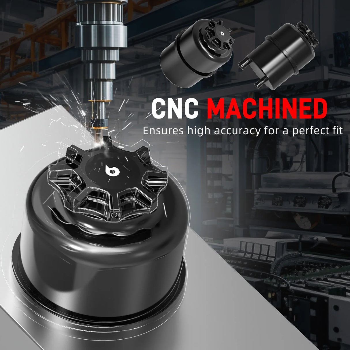 Billet Aluminum Power Steering Reservoir Upgrade – BMW E30 / E36 / E46 / E9X / E39 / E60 / Z3 / Z4