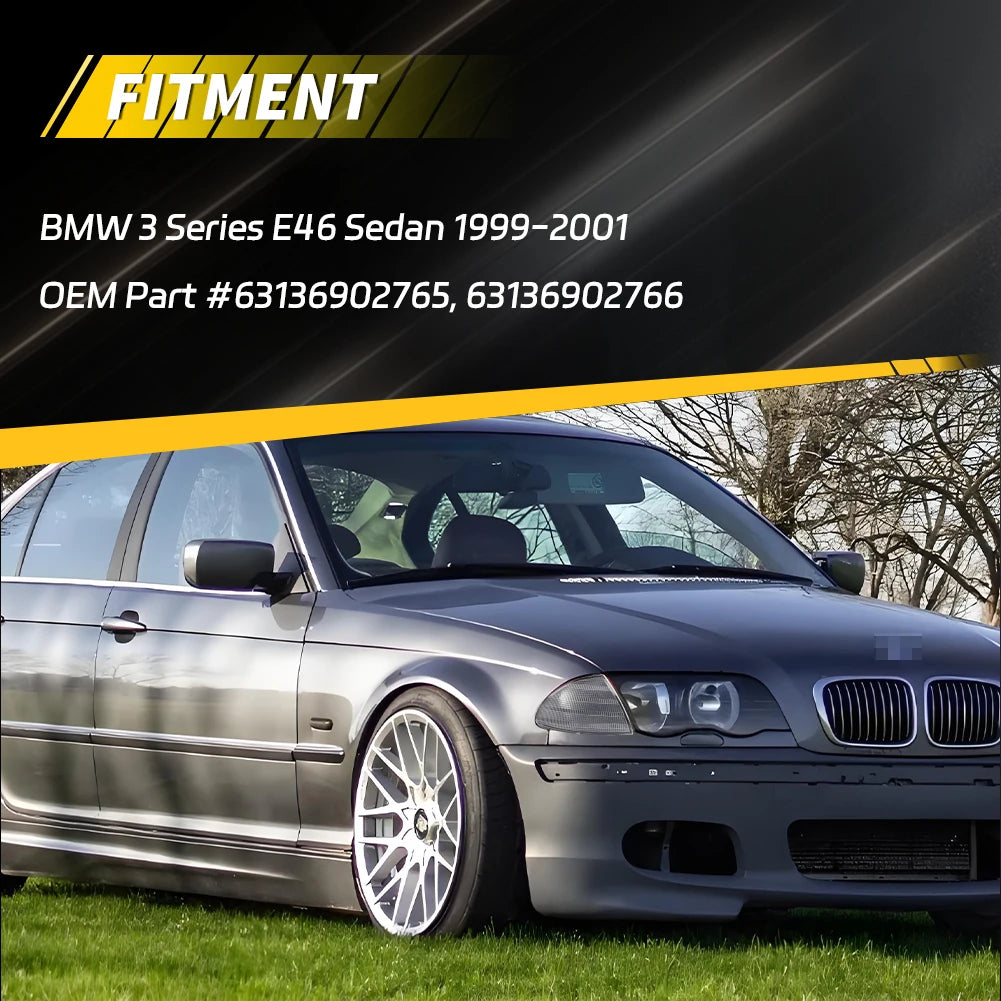 BMW E46 Front Corner Turn Signal Lights – Parking & Side Marker Lamps (1998–2001 Pre-LCI, Pair)