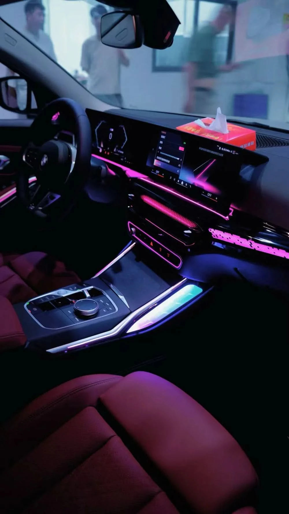 BMW G-Series Crystal Center Console Ambient Light – 11-Color Interior Saddle Lighting Upgrade