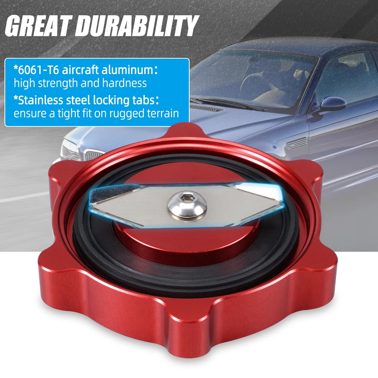 Billet Aluminum Engine Oil Filler Cap – BMW E30 / E36 / E46 / E90 / E39 / Z3 / Z4