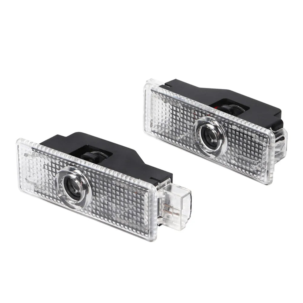 LED Door Projector Welcome Lights (2PCS) For BMW E46 E60 E61 E63 E65 E90 E92 E93 E91 F07 F10 F11 F18 F30 – Ghost Shadow Entry Lighting Upgrade