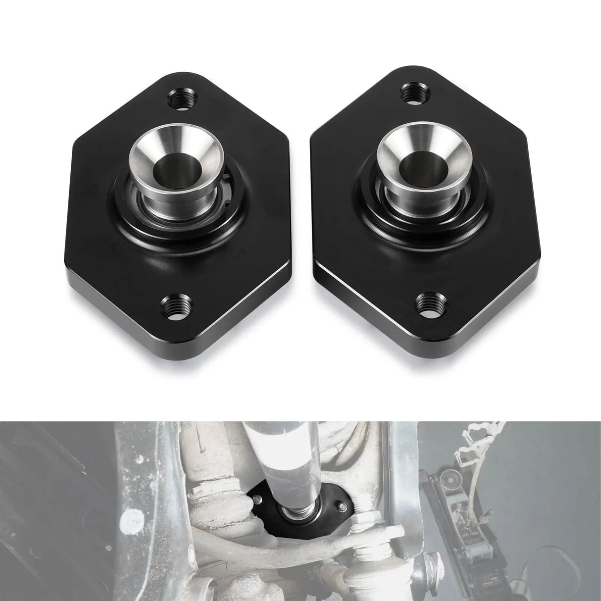 Uniball Rear Lower Shock Mounts – BMW E8X / E9X / X1 E84 (Track Spec)