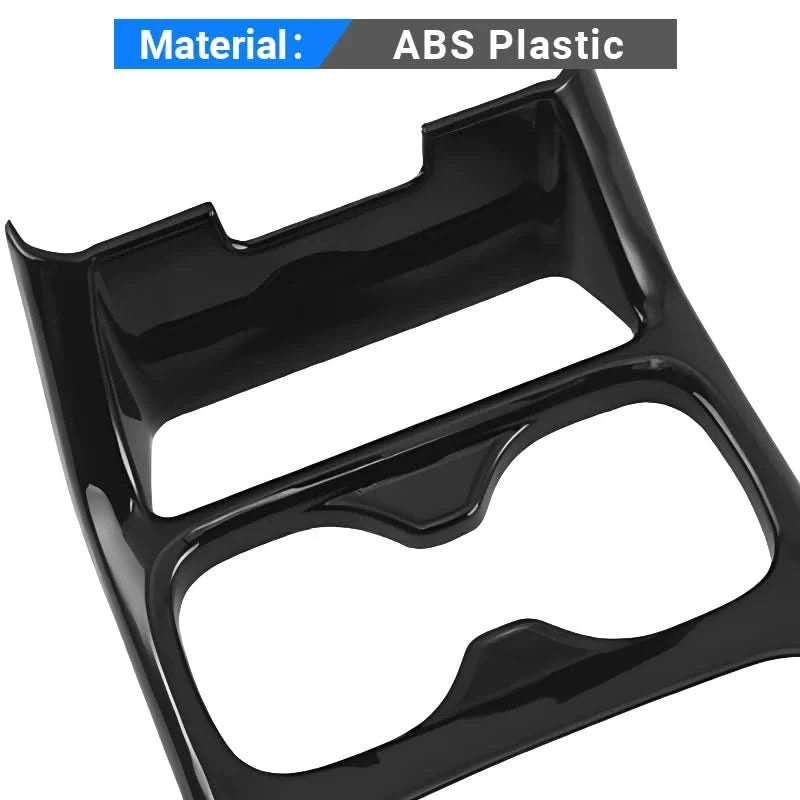 Honda CR-V 6th Gen Center Console Cup Holder Trim – Carbon-Style ABS Cover (2023–2025 Hybrid)