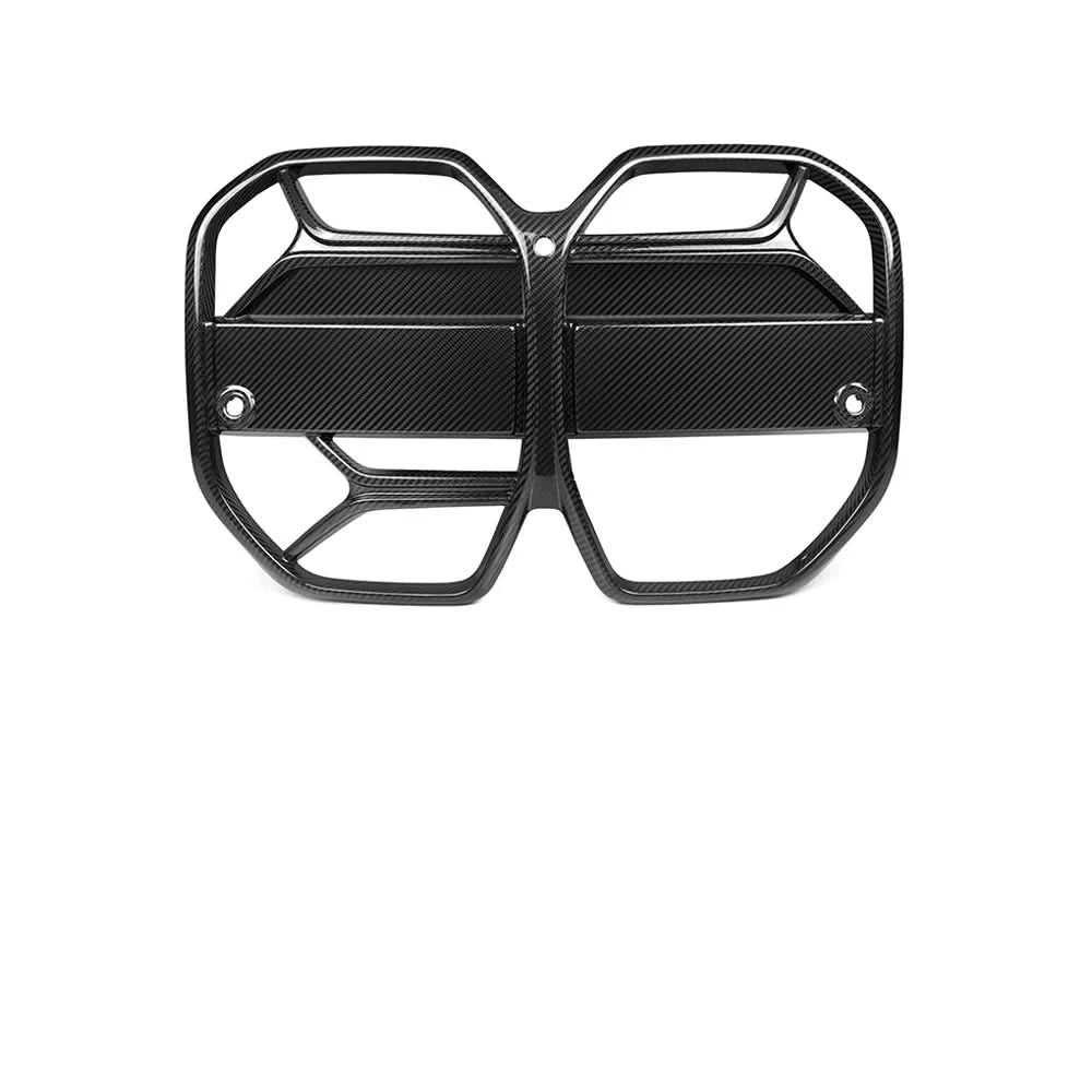 BMW i4 / 4 Series G26 Dry Carbon Fiber Front Grille – OEM-Style Replacement (2021+)