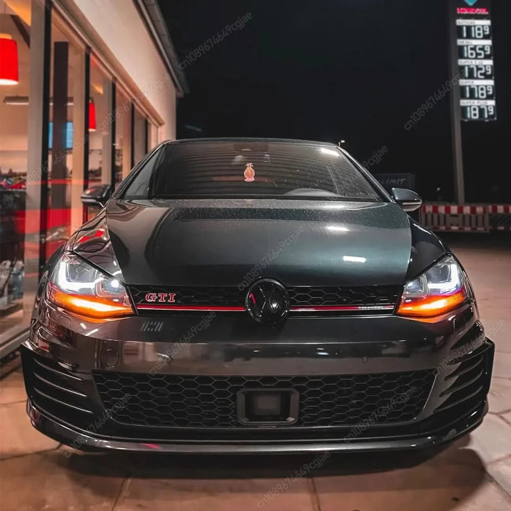 VW Golf 7 MK7 GTI/GTD (2012–2017) Front Bumper Air Vent Trim & Fog Light Intake Splitter Canards