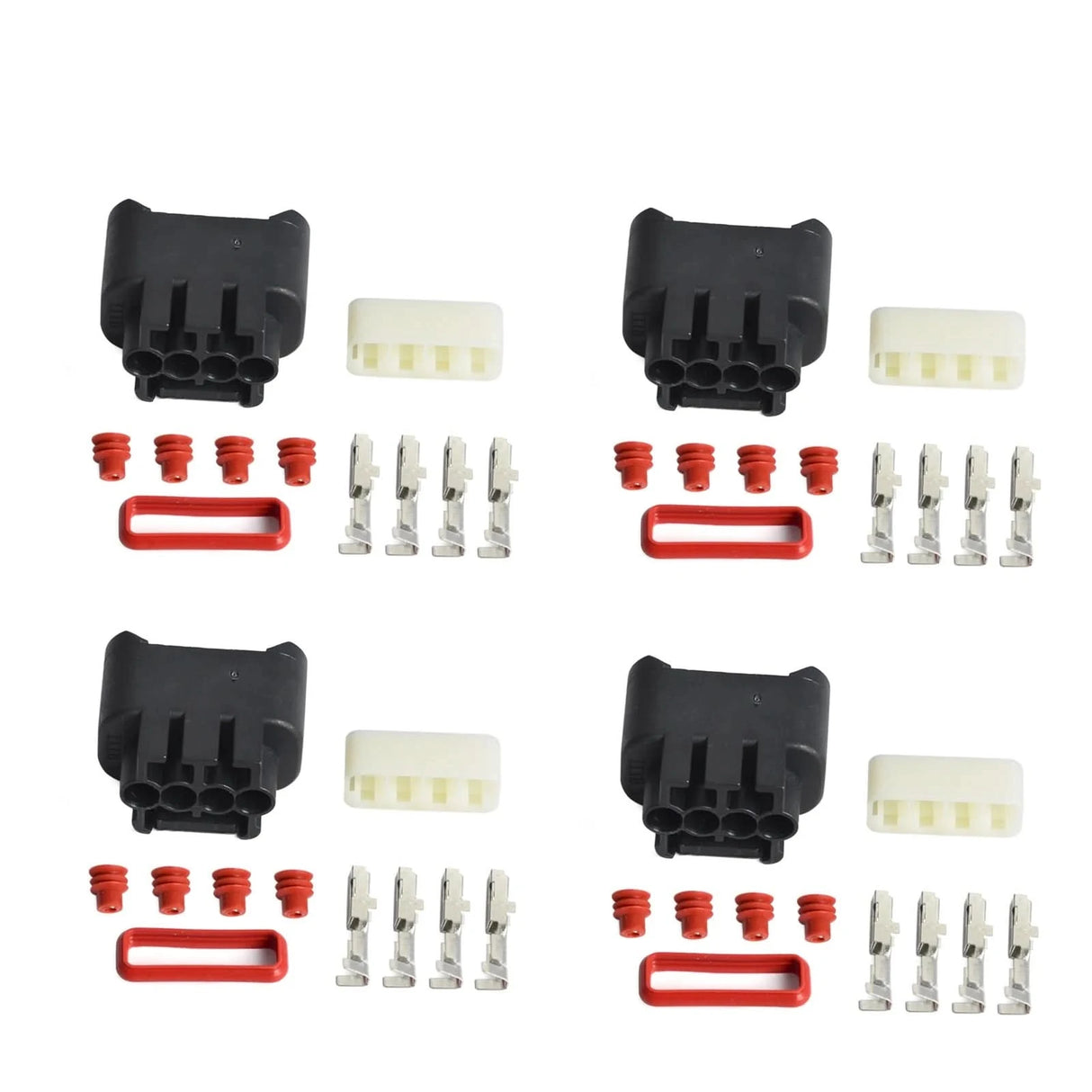 Ignition Coil Plug Connector Kit (4-Pin) – Toyota VVT-i Engines | Replaces 90980-11885 (Set of 4)