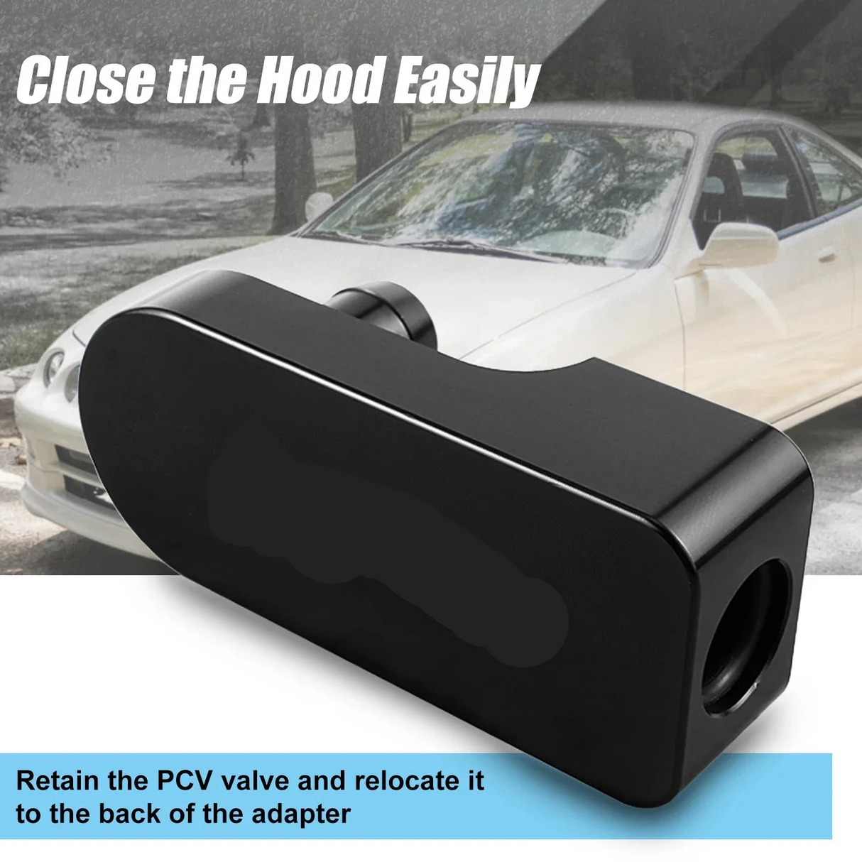 Billet PCV Valve Extension Adapter – H22 / H23 / F20 DOHC VTEC Engines