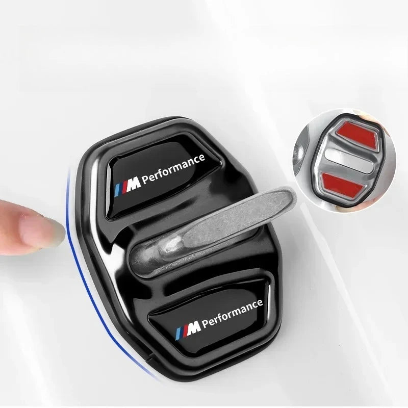 4PCS Door Lock Cover Set for BMW 3 5 Series X1 X3 X4 X5 G20 G30 G32 F48 G01 G02 F15 G05 G07 G11 G22 G26 U10 – Protective Lock Trim Caps