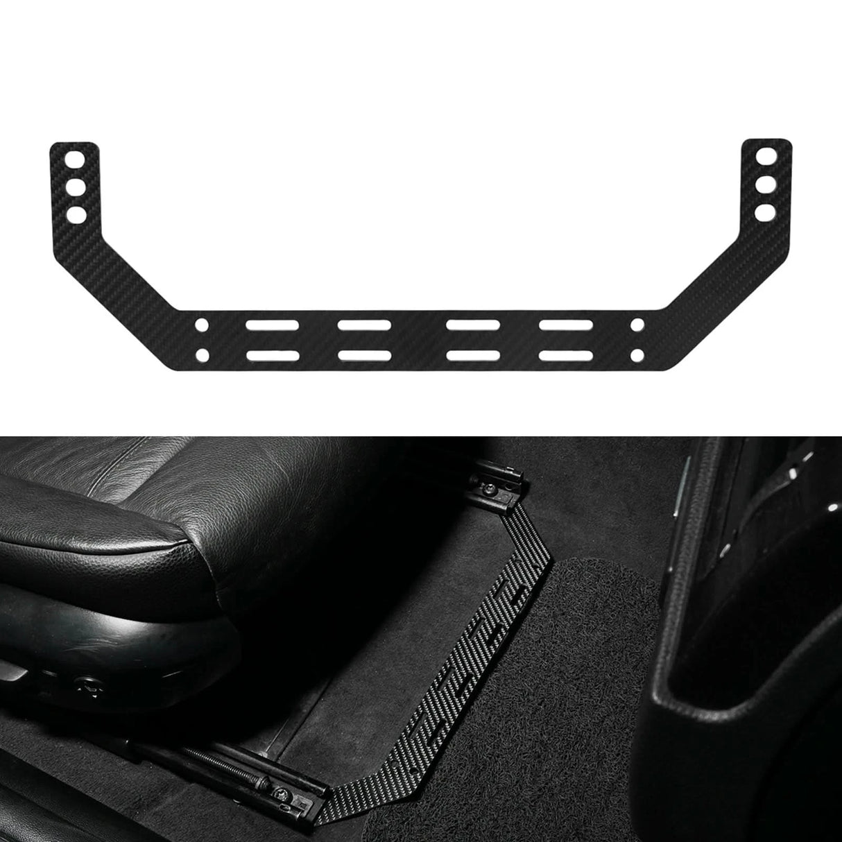 Carbon Fiber Fire Extinguisher Seat Mount – BMW E90 / E91 / E92 / E93 (2005–2013)