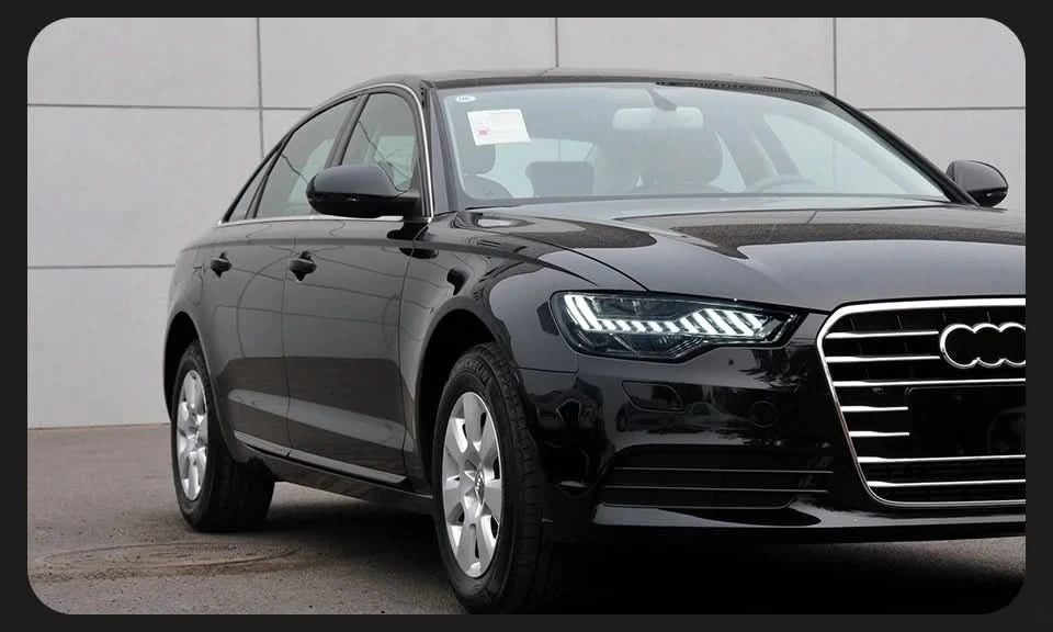 Audi A6 C7 LED Headlights – A7-Style DRL Upgrade with Dynamic Turn Signals (2012–2015)