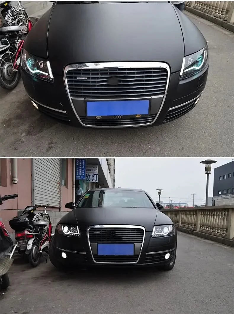 Audi A6 LED Headlight Upgrade 2005–2012 | Projector Headlights with DRL (C5 / C6)