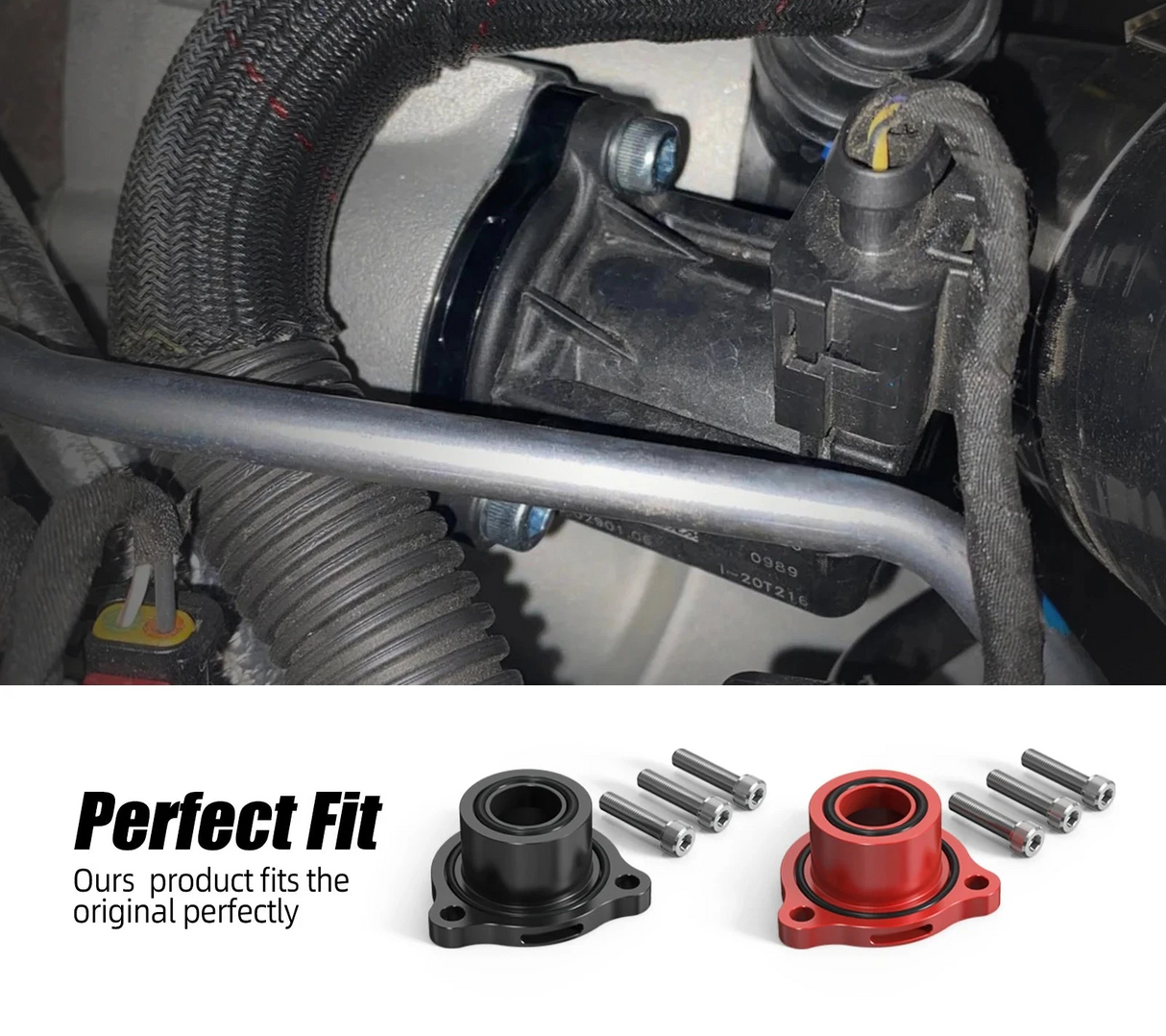 Atmospheric Diverter Valve Spacer – MQB 2.0T Platforms (A3 / A4 / A5 / S3 / RS3 / GTI MK7)