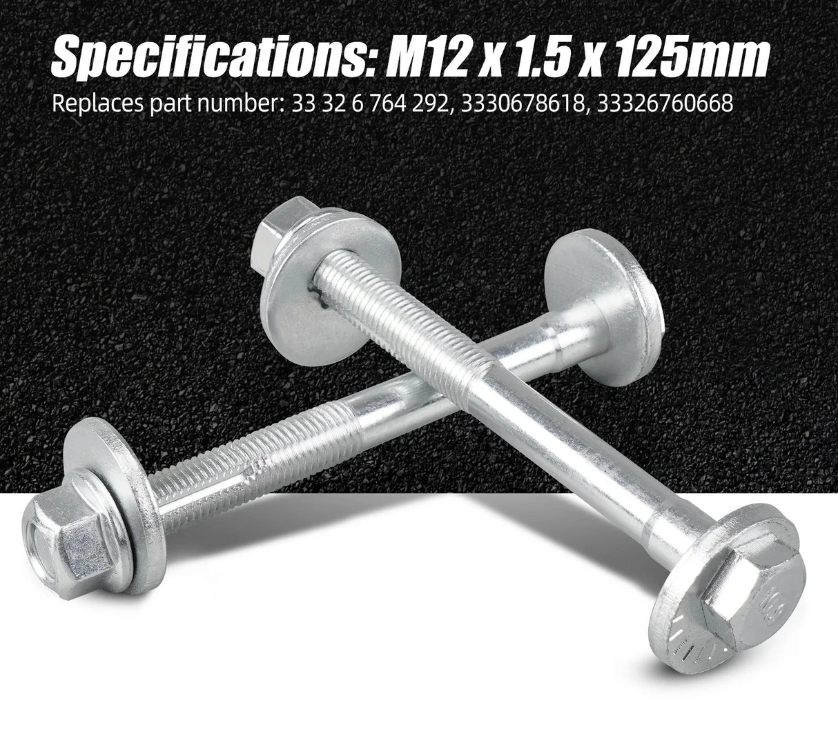 Rear Suspension Eccentric Camber Bolt – BMW E8X & E9X (Replaces 33326764292)