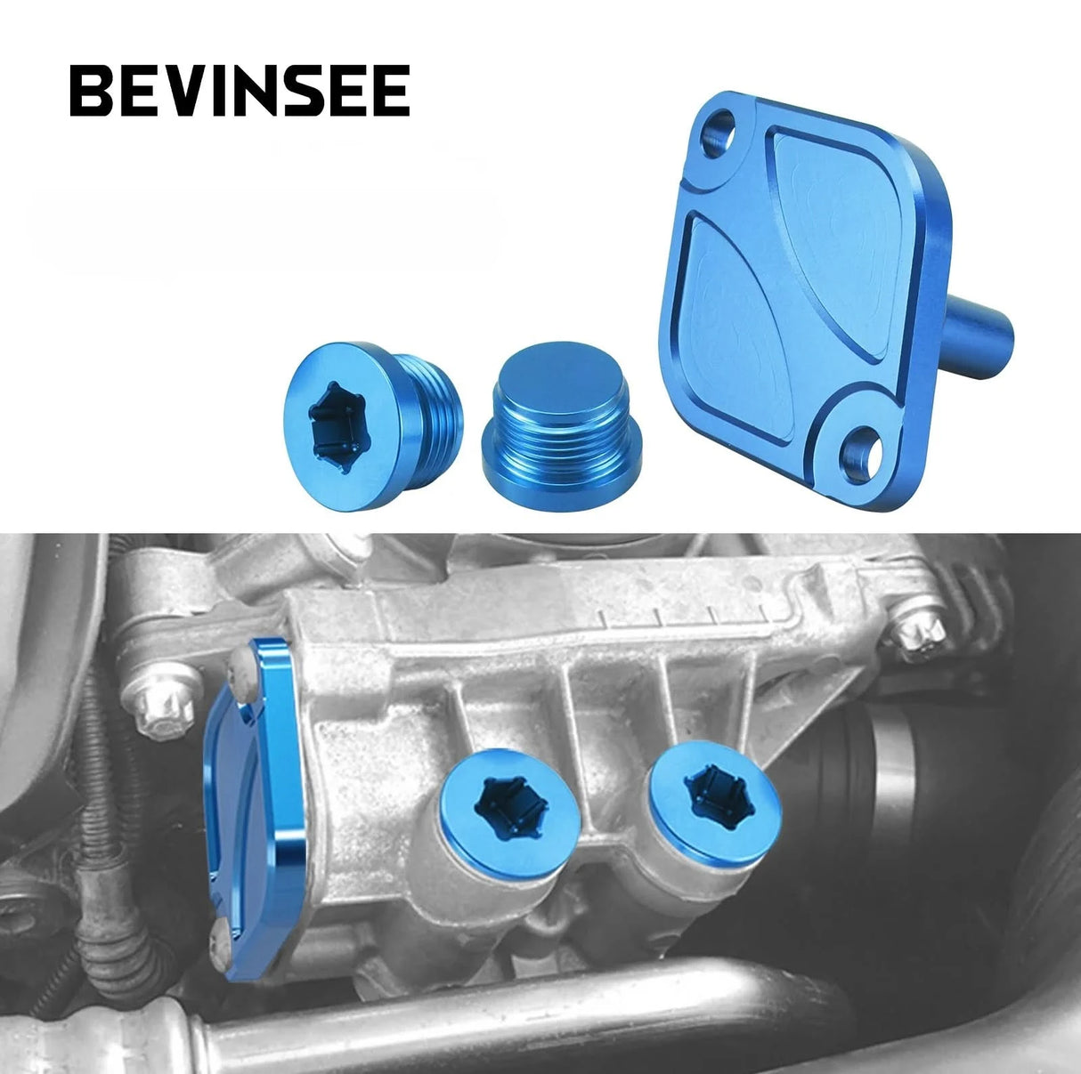 Billet Oil Thermostat Housing Plugs & Lid Cover – BMW N54 / N55 / S55
