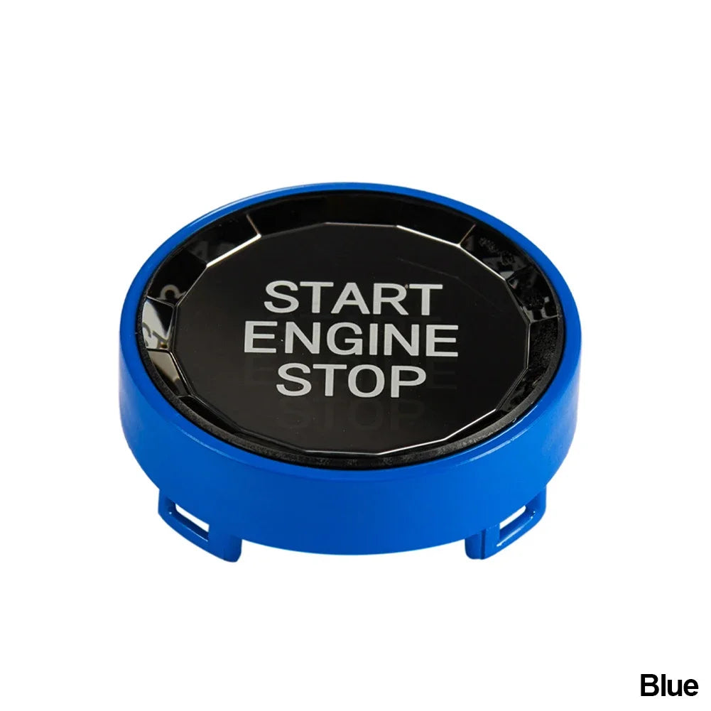 Crystal Engine Start Stop Button Cover for BMW E-Chassis Models – Interior Trim Upgrade