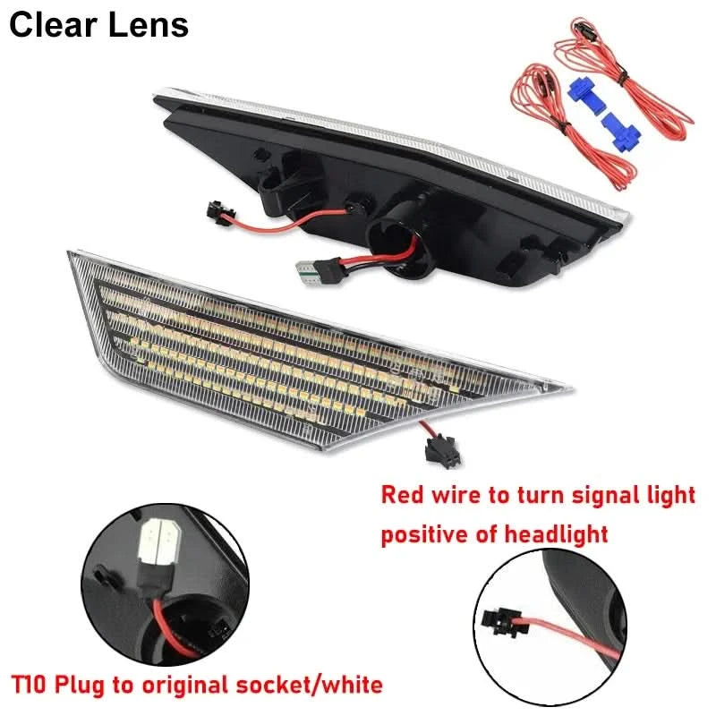 Honda Civic LED Side Marker Lights – Switchback White DRL & Sequential Amber Turn Signal (2016–2021)