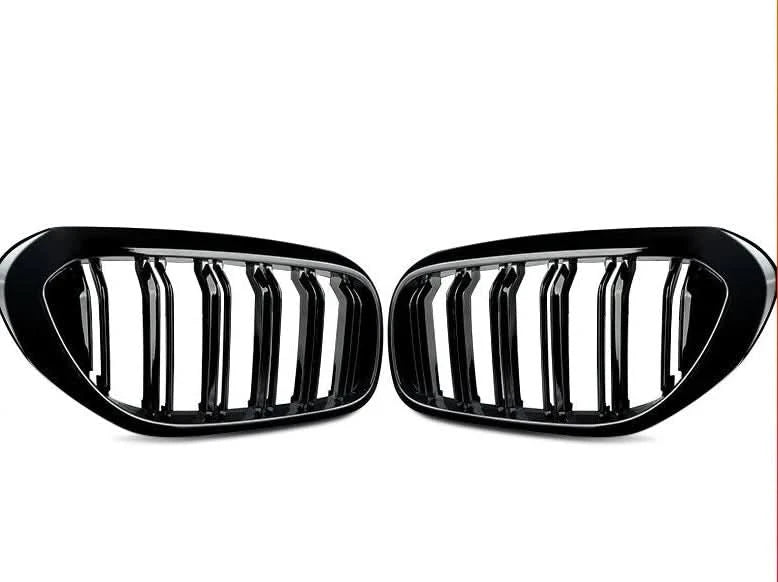 Gloss Black Double Slat Kidney Grille for BMW 5 Series G30 G31 520i 530i 540i M5 (2017–2020) – Front Racing Grilles Upgrade